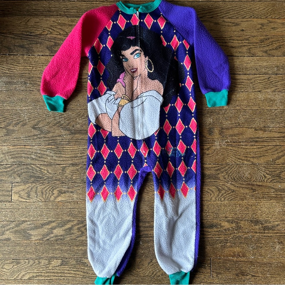 Vintage '96 Disney Hunchback of Notre Dame Dr Denton 1 pajamas size 4
